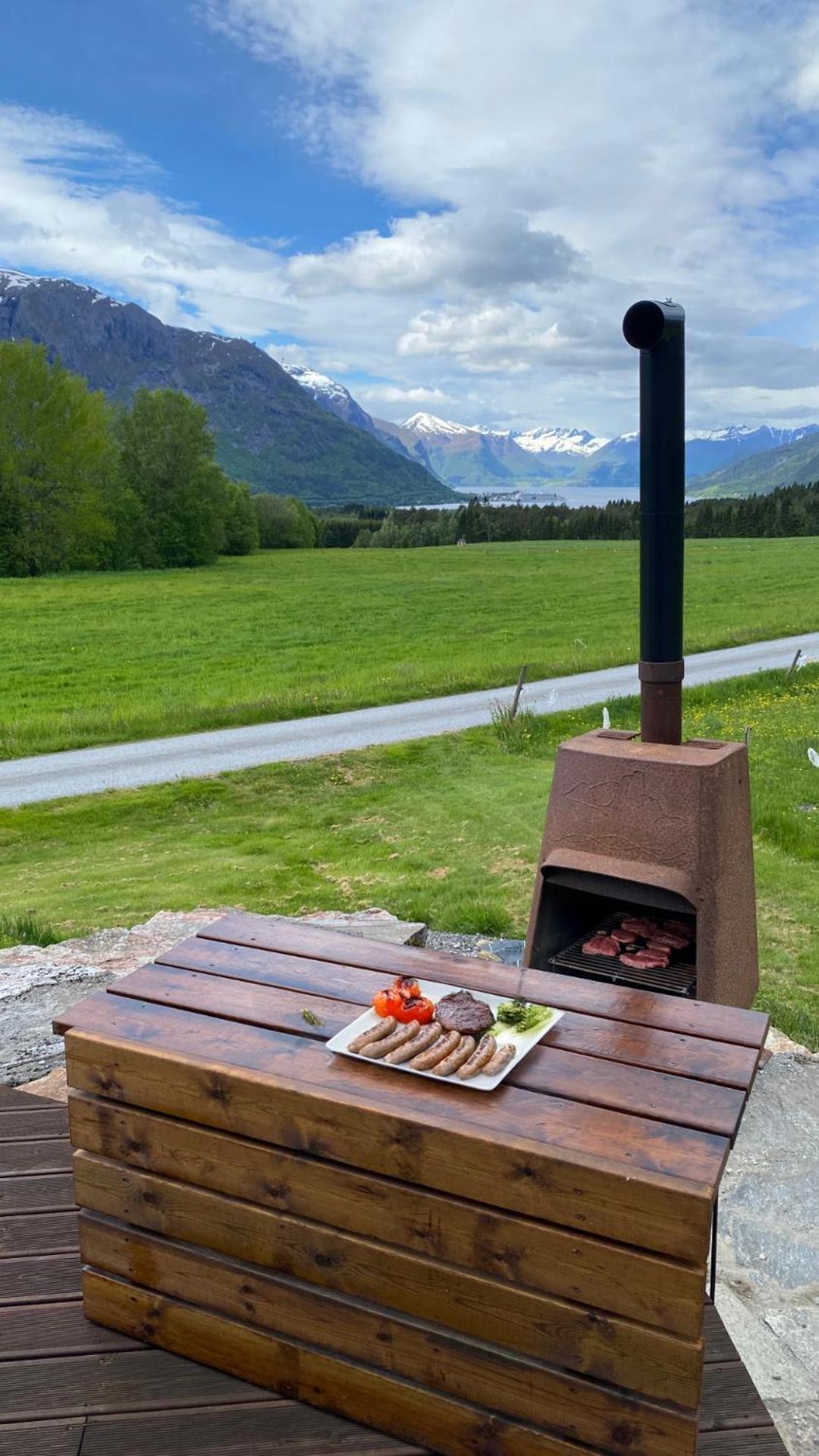 Villa Heinali Hytta Isfjorden Exterior foto